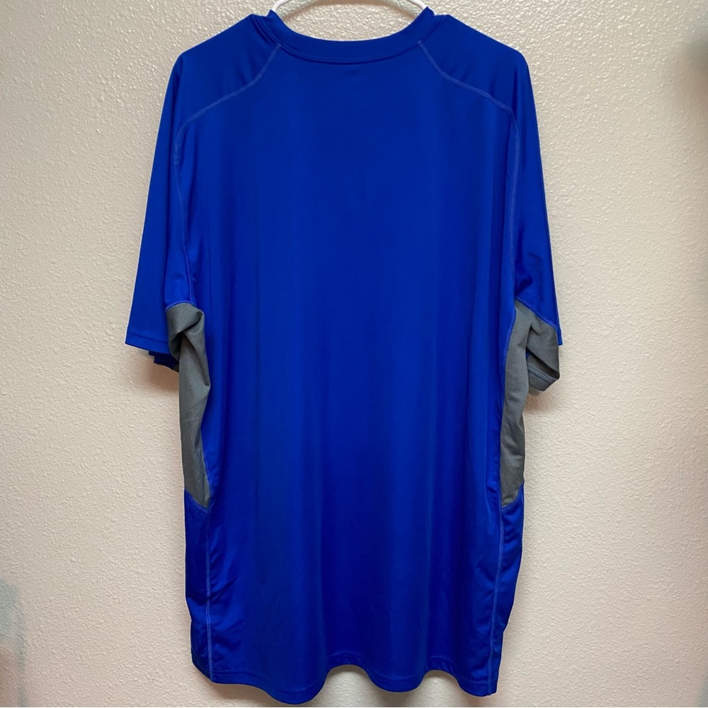 Nike DRI-FIT Men's‎ Short Sleeve Shirt XXL Blue - Picture 2 of 7